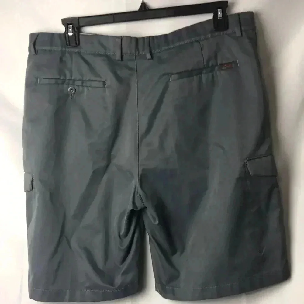 GREG NORMAN FOR TASSA ELLA MENS GRAY‎ SHORTS SZ 38. GOOD CLEAN CONDITION